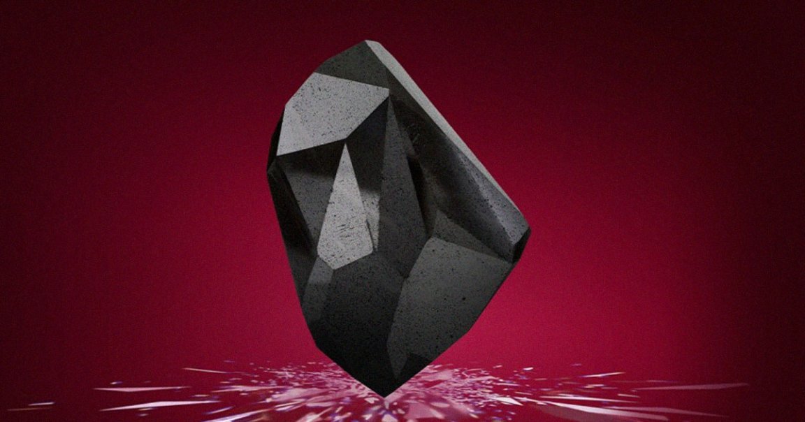 It's 2022, so really, there's no reason you shouldn't be able to buy a black diamond from space in crypto, right?