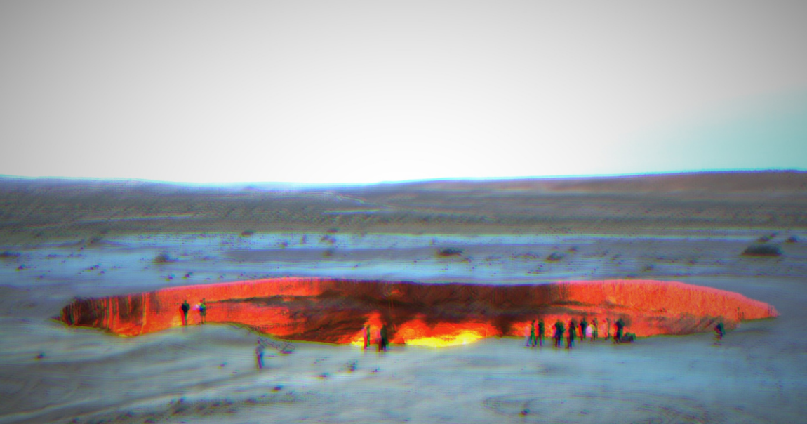 After fifty years of continuous burning, Turkmenistan officials are finally trying to close up a 230-feet wide fiery sinkhole in the Karakum Desert.