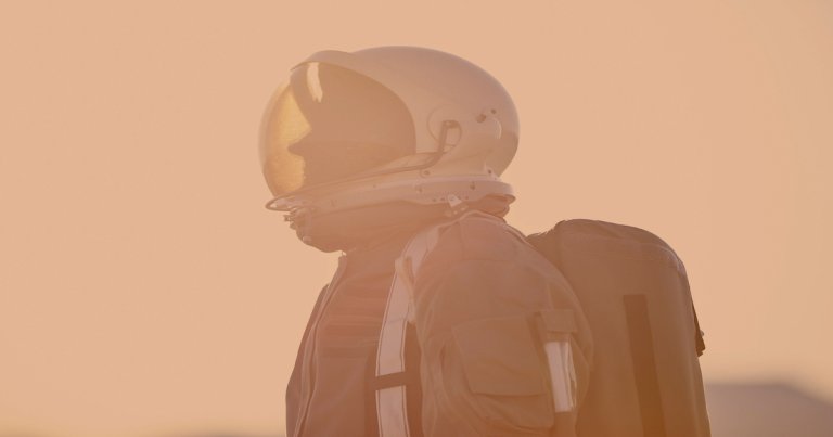 Tesla and SpaceX CEO Elon Musk says humans may touch down on Mars in as little as ten years with his reusable Starship rocket.