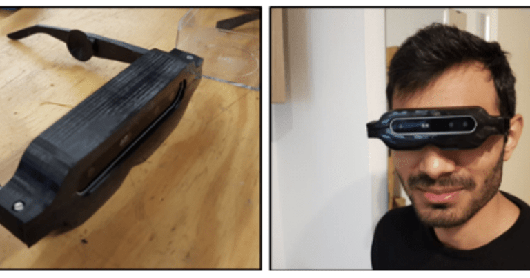 Manuel Zahn and Armaghan Ahmad Khan published research on their 3D camera and haptic feedback sleeve that will help people who are blind or have low vision.
