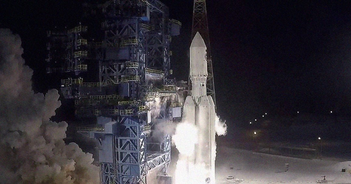 A Russian rocket booster is making its uncontrolled re-entry through the atmosphere right now — and officials aren't entirely sure where it will hit.