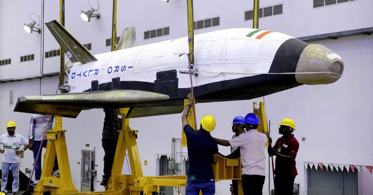 The Indian Space Research Organization is testing out a vehicle that bears a striking resemblance to NASA's now-retired space shuttles.