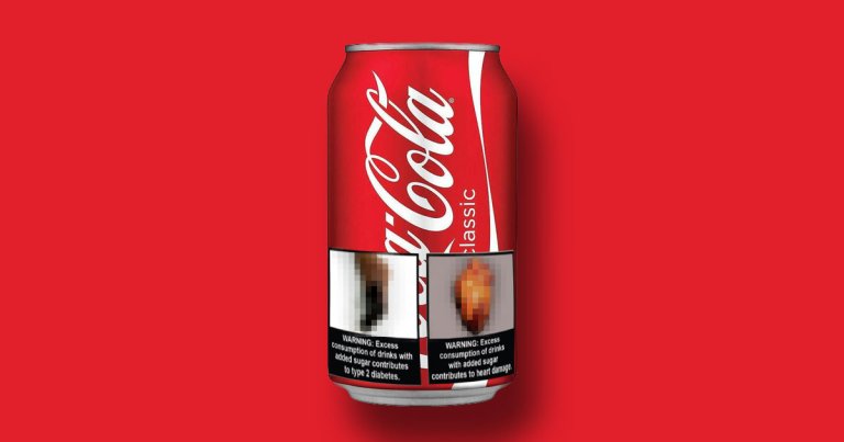 A study by Harvard and other researchers found images of feet and hearts with disease got parents to buy less sugar for kids by way of drinks and snacks.