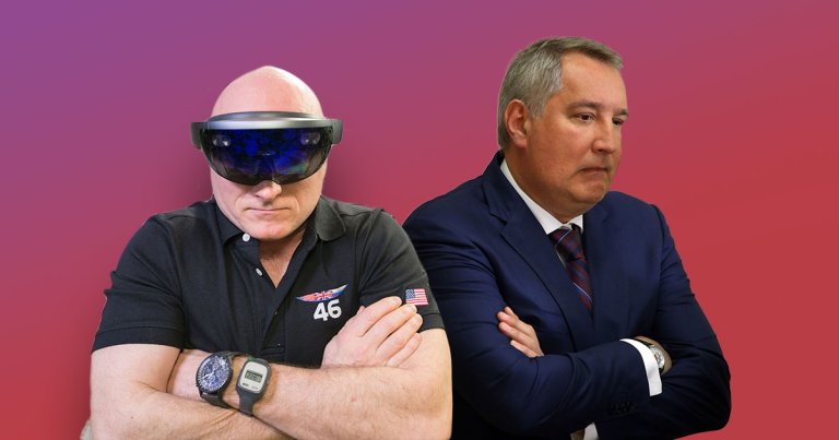 NASA astronaut Scott Kelly said the agency sent him an email warning him to stop publicly criticizing Roscosmos chief Dmitry Rogozin.