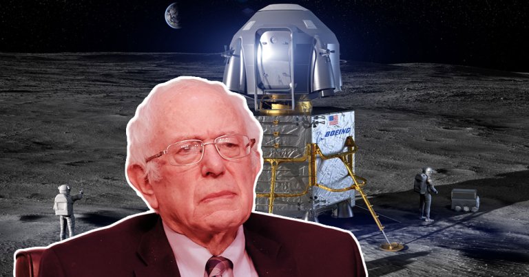 Vermont representative Bernie Sanders wants to make sure $10 billion of taxpayers' funds won't land in the hands of Blue Origin CEO Jeff Bezos.