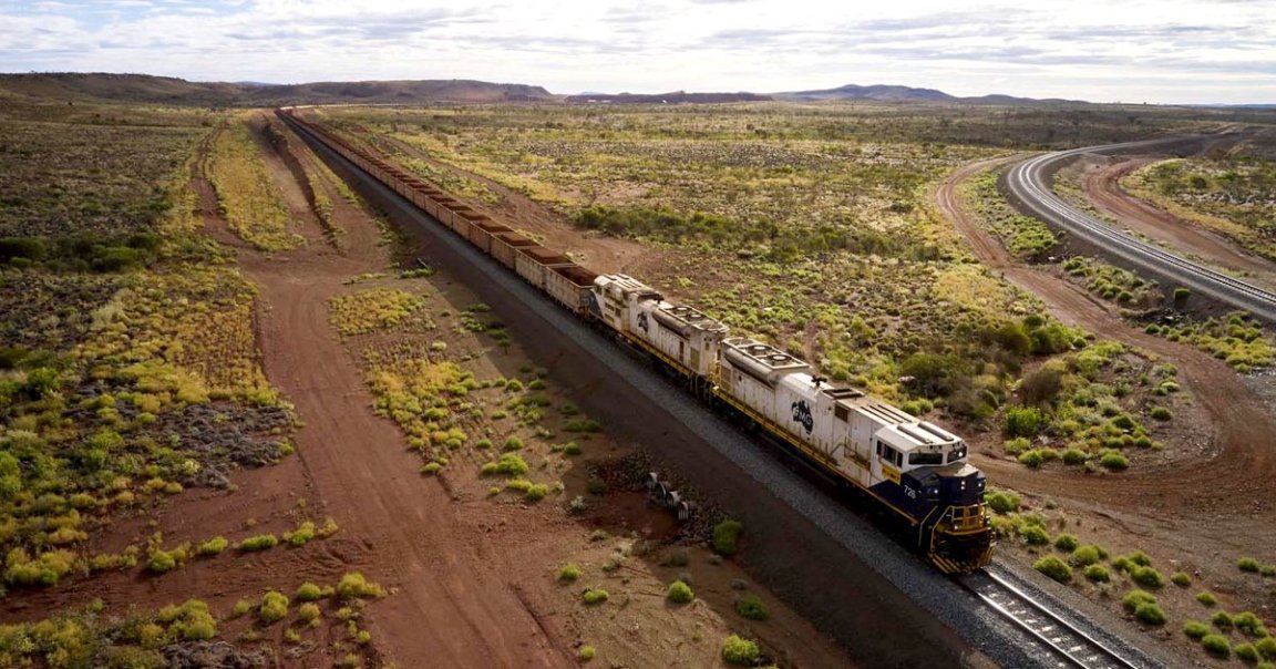 Mining company Fortescue is looking to reduce its carbon footprint with an electric "Infinity Train" that can fully recharge by rolling down the mountain.