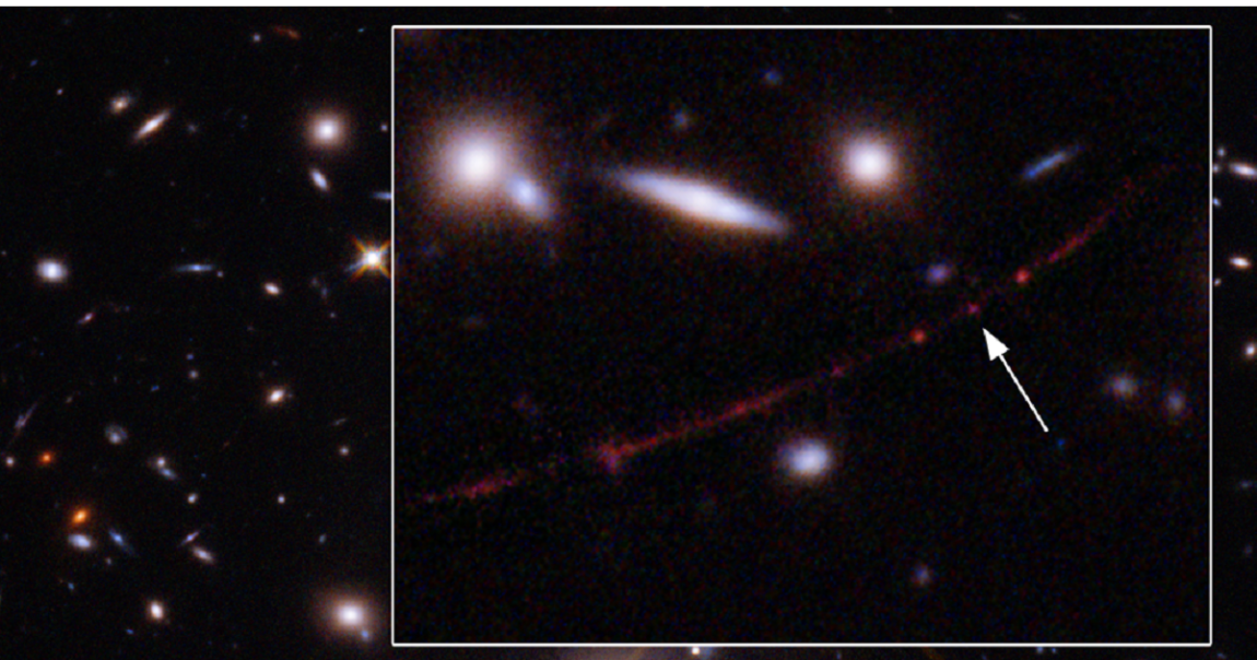 NASA just released a Hubble Space Telescope image of Earendel, which they say is the most distant and ancient star ever observed.