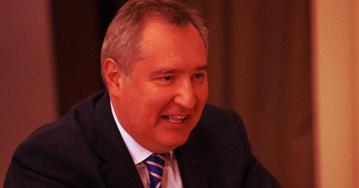 Dmitry Rogozin, the outspoken head of Russia's space agency Roscosmos, expressed his excitement of delivering the next crew of cosmonauts to the International Space Station.