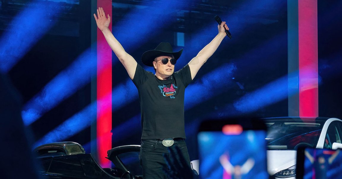 Tesla CEO Elon Musk made a big splash at last night's "Cyber Rodeo" event at the company's brand new Gigafactory in Texas.
