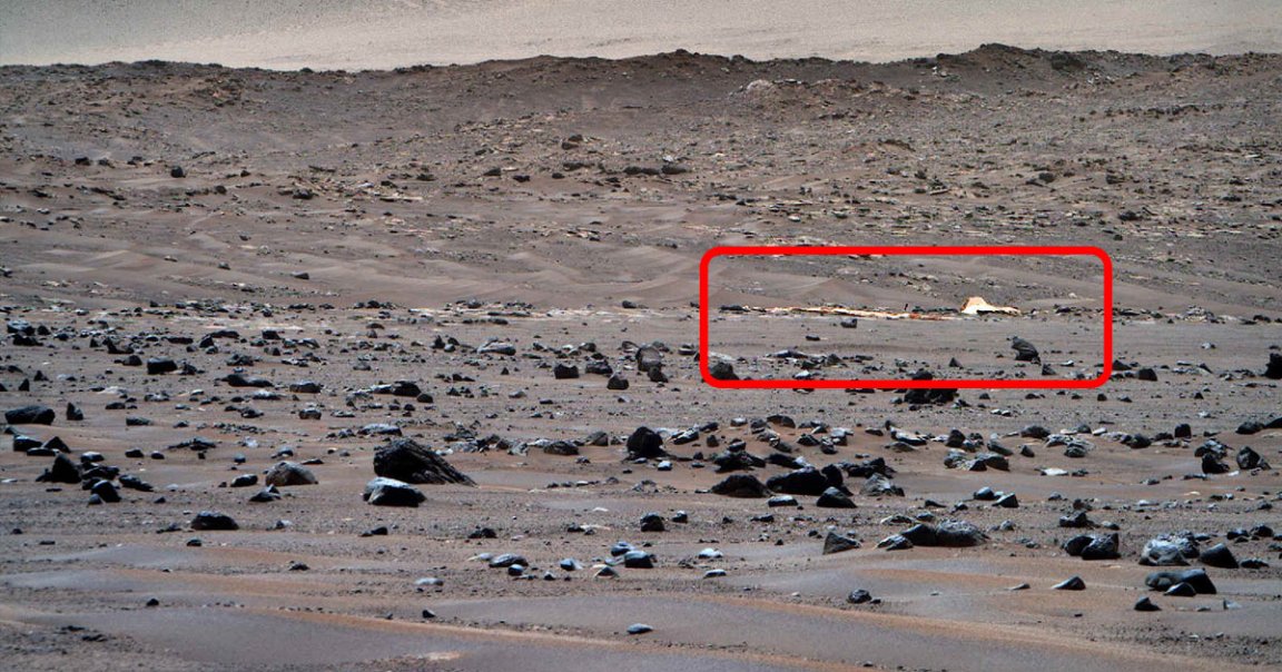NASA's Mars Perseverance rover has made a fascinating discovery on Sol 401, 412 Earth days since landing on the Red Planet: the remains of its parachute.