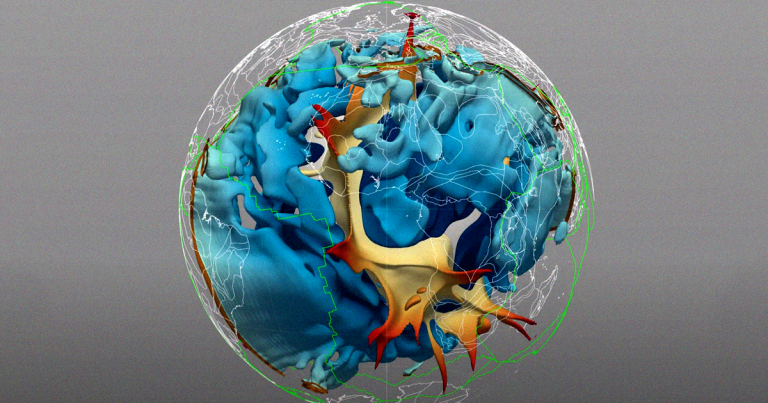 A new study published Wednesday in the journal Nature says a giant blob in a core part of Earth, called mantle plumes, are actually moving.