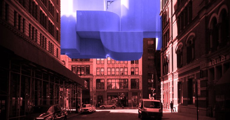 Architects Propose Lighter-Than-Air Buildings That Hover Over City Streets