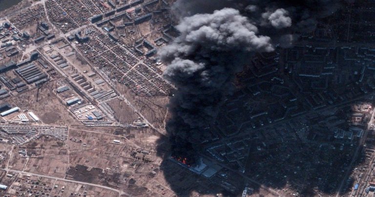 The extensive shelling of Ukraine has been so severe, the invasion can literally be seen from space, a reminder of the devastating scale of the war.