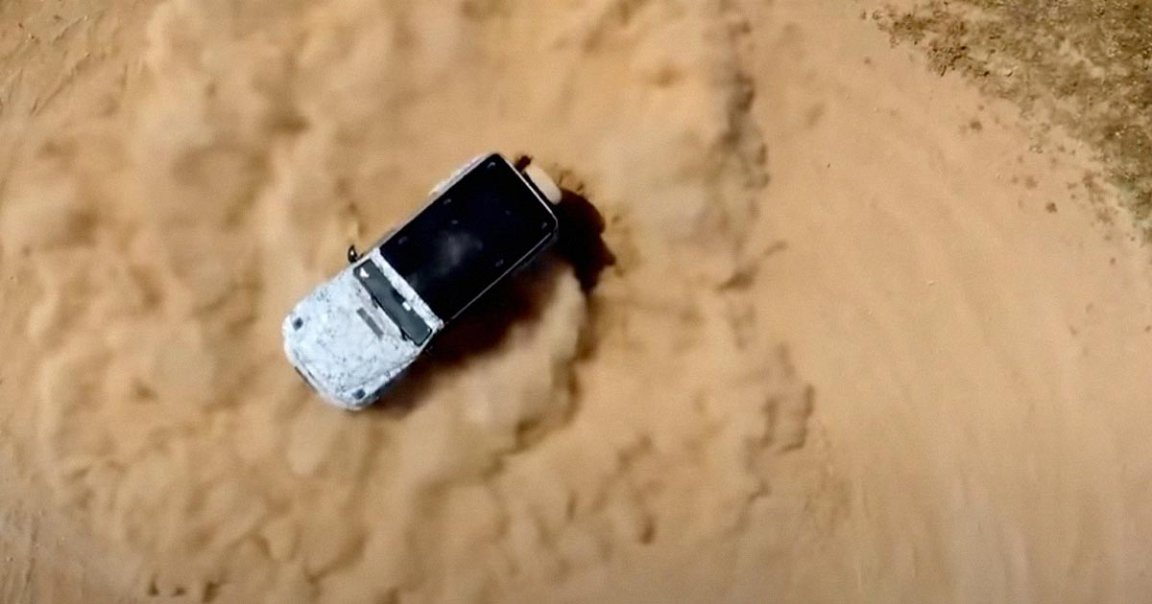 German carmaker Mercedes-Benz has shown off an impressive new feature of the EQG, its upcoming, all-electric version of its premium G-Wagon off-roader.