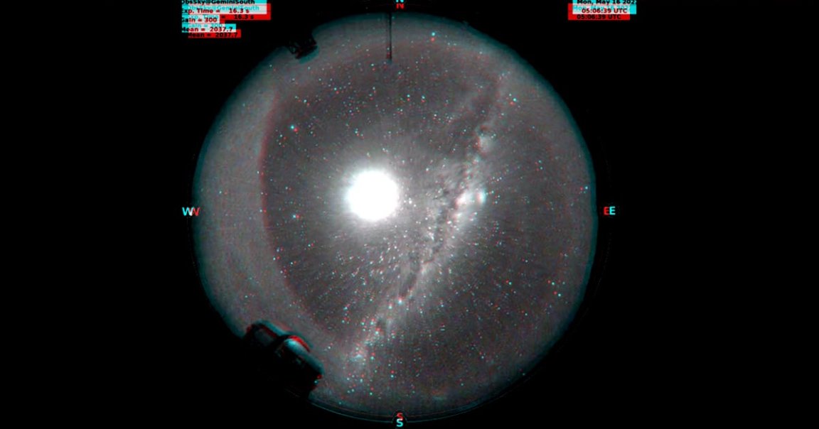 For a brief and shining moment, this week's lunar eclipse allowed for the Milky Way to be incredibly visible here on Earth.
