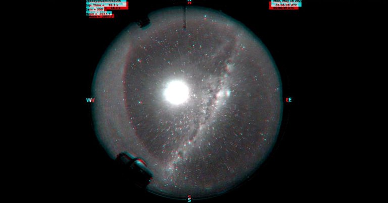 For a brief and shining moment, this week's lunar eclipse allowed for the Milky Way to be incredibly visible here on Earth.