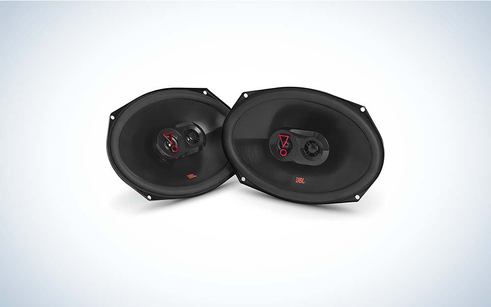 The JBL Stage 9603 420W Max are the best 6x9 speakers without an amp.