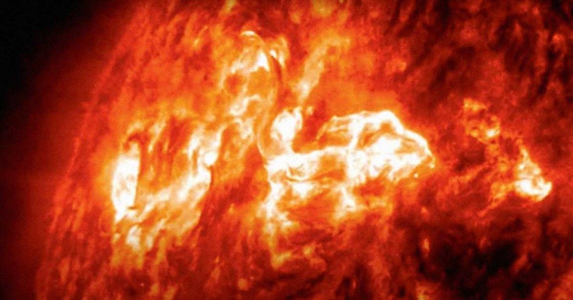 Space weather experts are monitoring a growing sunspot that's pointing straight towards Earth, USA Today reports — but there's "no need to panic."