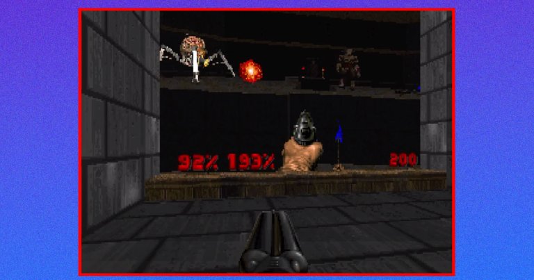 In the never ending challenge to get the video game DOOM to run on wildly differing platforms, this programmer managed to run it in DOOM itself.