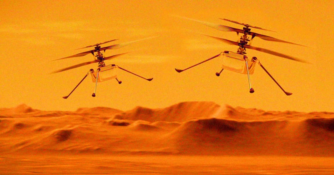 On Wednesday, NASA announced that it plans to send two more Ingenuity-class helicopters to Mars to assist in its mission to bring Martian samples to Earth.