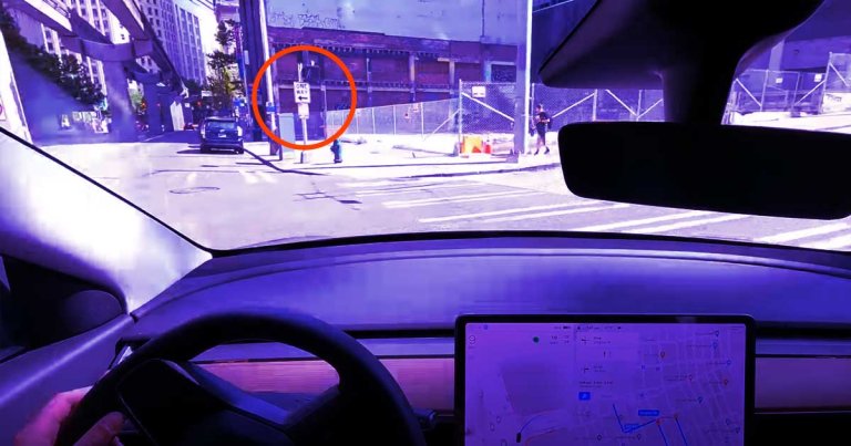 In a reent video YouTuber HyperChange had his own rather terrifying incident while testing out Tesla's half-baked Full Self-Driving feature.