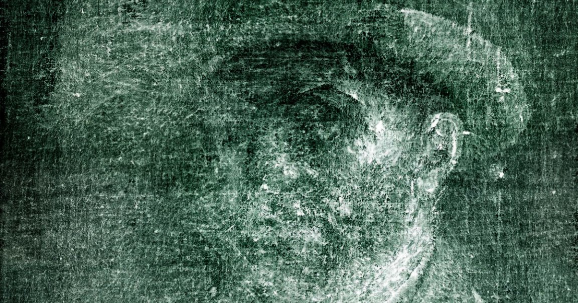 A secret, ghostly self-portrait of Vincent Van Gogh has been hiding underneath layers of cardboard and glue for more than a century.
