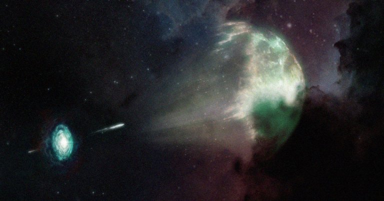 Scientists observed a neutron star smashing into another star, and for the first time, captured the resulting gamma ray burst (GRB) in millimeter light.