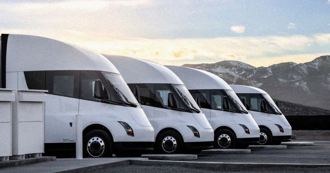 Apparently, this will be the year that Tesla finally starts shipping out its Semi trucks — but we're not holding our breath.
