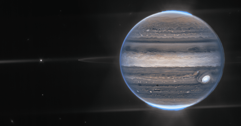 Citizen scientist Judy Schmidt of Modesto, California, collaborated with NASA to create a new image of Jupiter — and it's stunning.