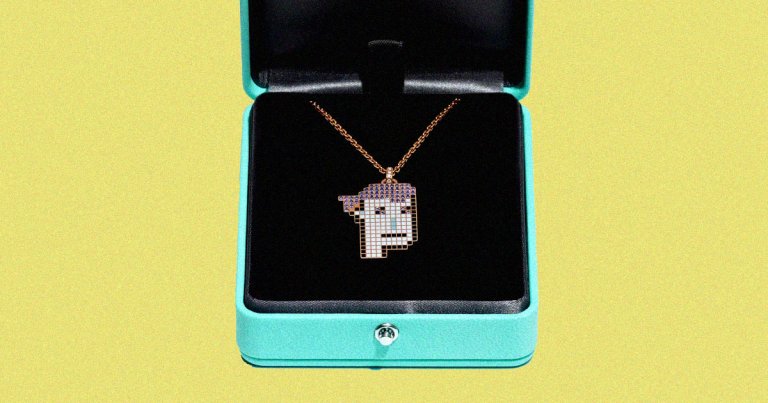 Luxury jewelry maker Tiffany & Co. is launching an "exclusive" line of wildly expensive, CryptoPunk NFT inspired pendants called NFTiffs.