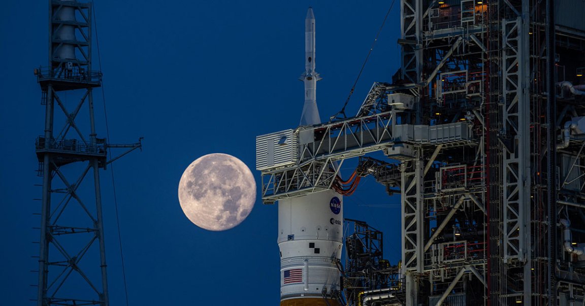 NASA has finally rolled its massive Moon-bound rocket to the launch pad at the Kennedy Space Center in Florida — and ahead of schedule for once.
