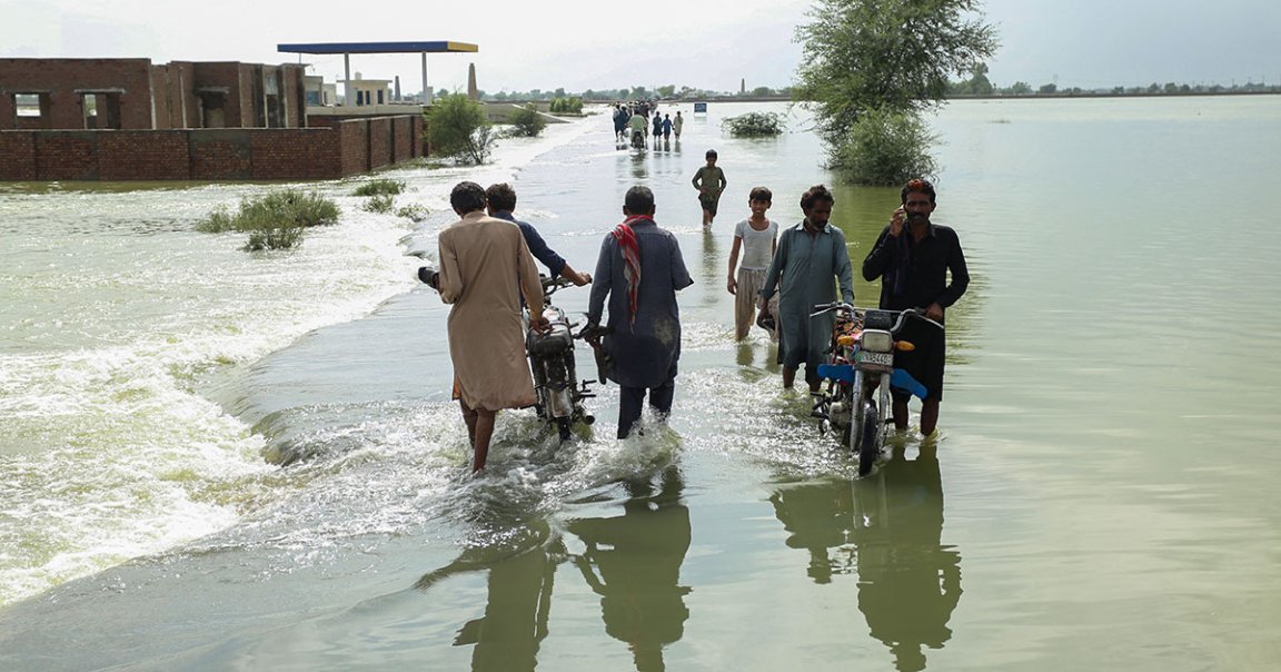 More than 900 people are dead and 50,000 more are homeless in Pakistan following record-breaking amounts of rain. Flooding has also impacted crops.