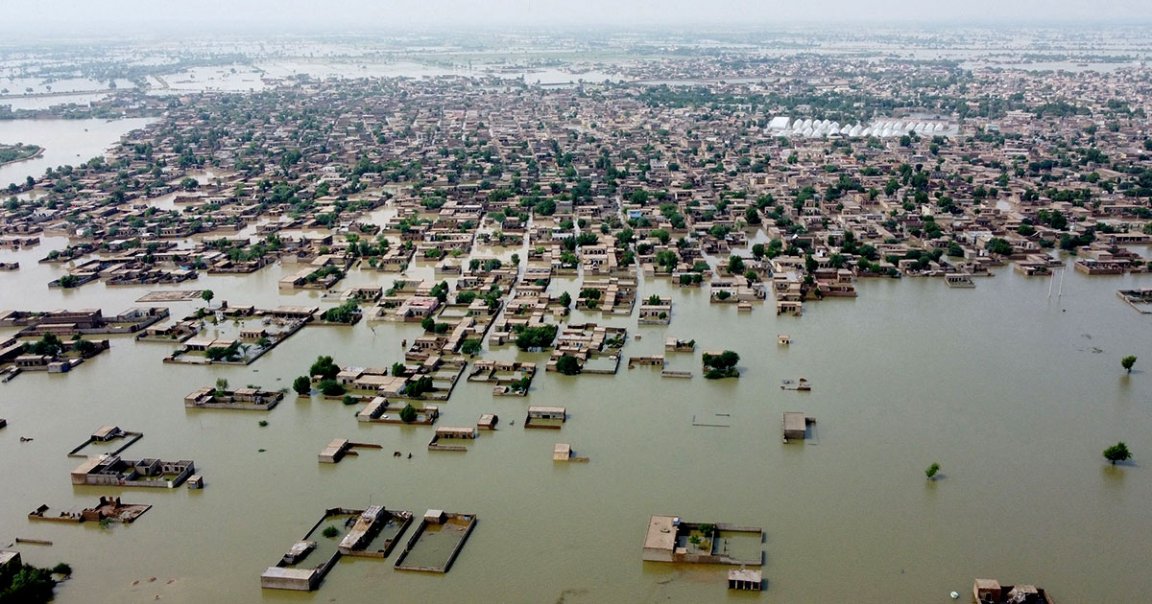 Pakistan's climate change minister says one-third of the country is underwater following summer flooding. At least 1,100 died in the Pakistan flood.