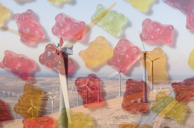 Scientists Say Future Wind Turbines Could Be Recycled Into Delicious Gummy Bears