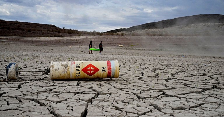 The Lake Mead Swim Beach, a popular spot for beachgoers not far from Las Vegas, seems to be absolutely teeming with human remains.