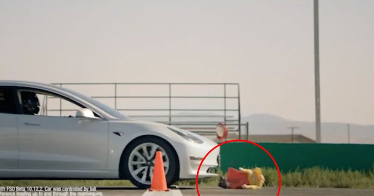 Tesla is calling new videos that show its vehicles mowing down child mannequins while on Autopilot defamatory — and has sent a cease-and-desist letter.