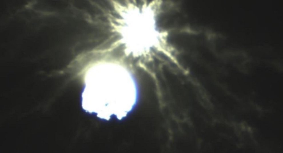 Images Show Huge Plume of Debris as NASA Probe Smashes Asteroid