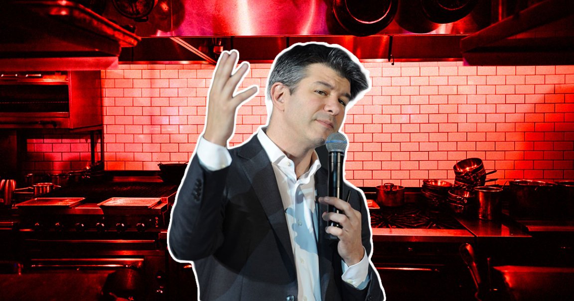Travis Kalanick is back with a venture called CloudKitchen, and surprise! It's terrible to employees and "dark kitchen" operators alike.