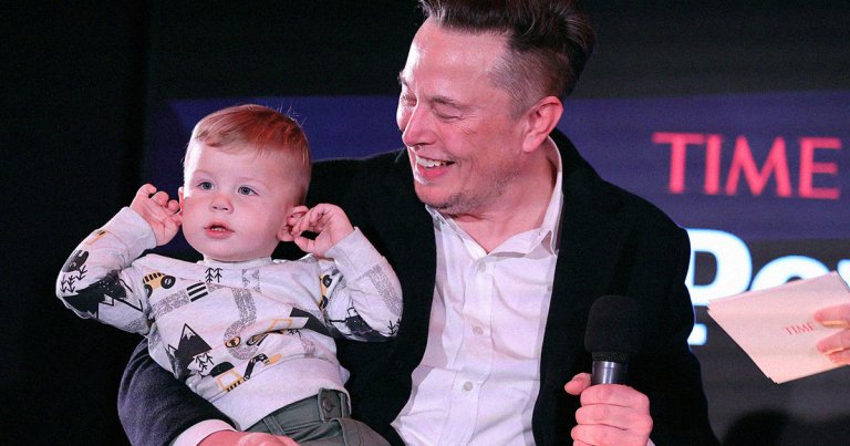 Elon Musk and musician Claire "Grimes" Boucher's child X Æ A-12 — or just "X" for short — is already having trouble getting rockets off of the ground.