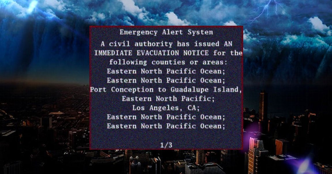 Police in LA issued an emergency evacuation order for the whole city amid Wednesday wildfires — and it really freaked out those who saw it.