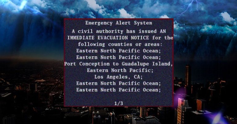 Police in LA issued an emergency evacuation order for the whole city amid Wednesday wildfires — and it really freaked out those who saw it.