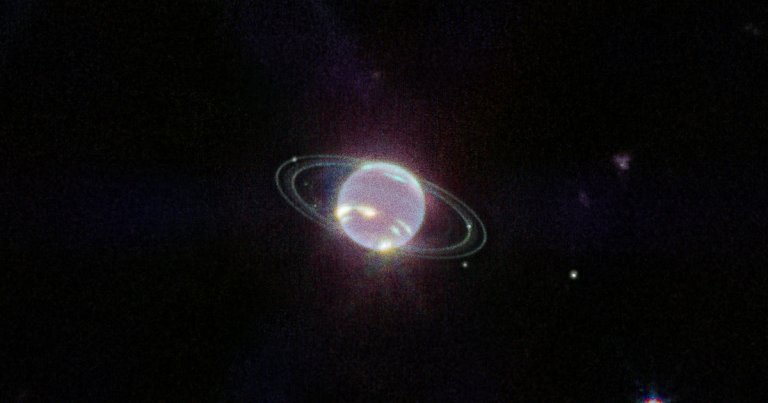The James Webb Space Telescope (JWST) just captured Neptunes's rings in all of their splendor, and they're absolutely beautiful.