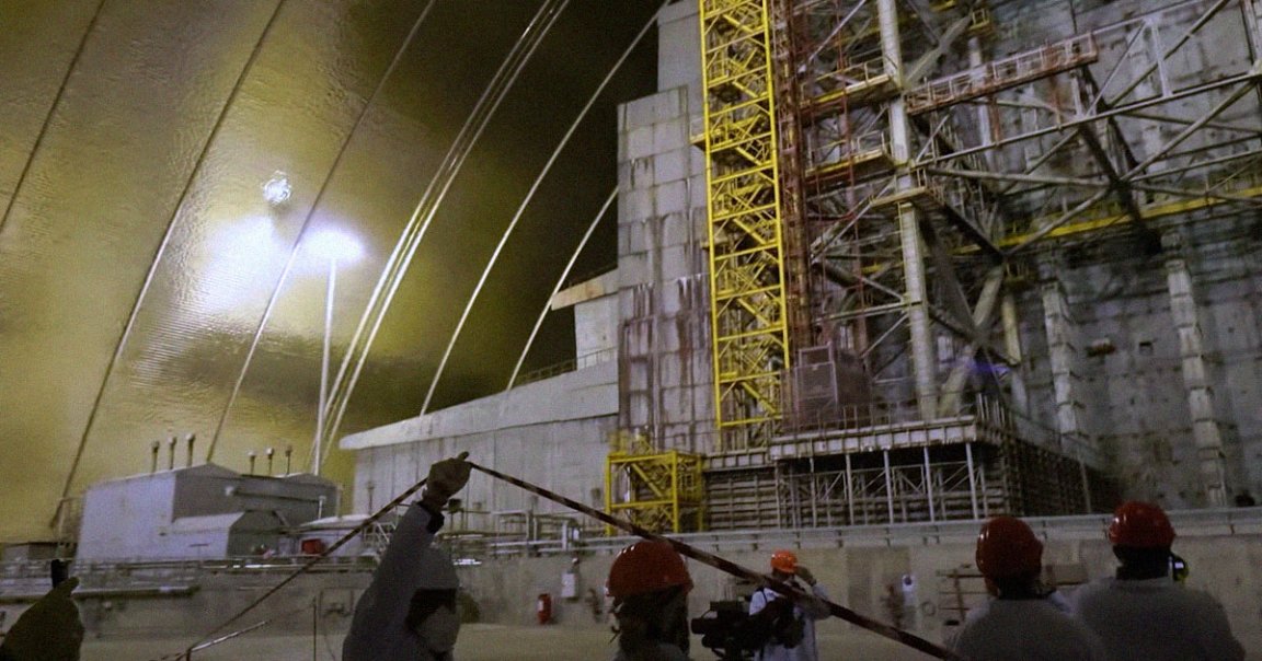 In October 2021, months before Russia's invasion, a YouTuber got an exclusive look inside the New Safe Confinement site at the Chernobyl nuclear plant.