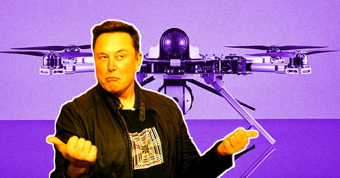 Elon Musk is once again spouting off on the social platform he's soon to own — and this time, he's asking his followers if he should make drones.