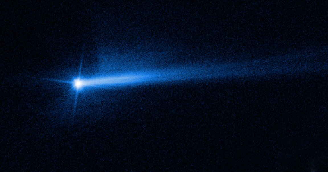 NASA has announced that after successfully smashing its Double Asteroid Reduction Test (DART) into an asteroid, the space rock ejected two comet tails.