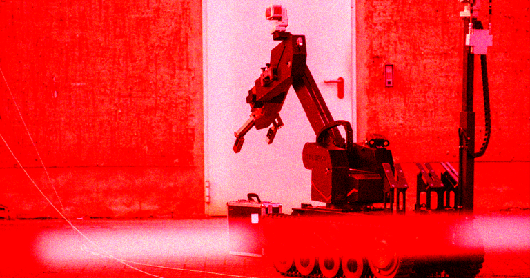 Police in Oakland are hoping to arm robots with lethal shotguns, called the PAN disrupter. Why? Because that's just what we do now, apparently.