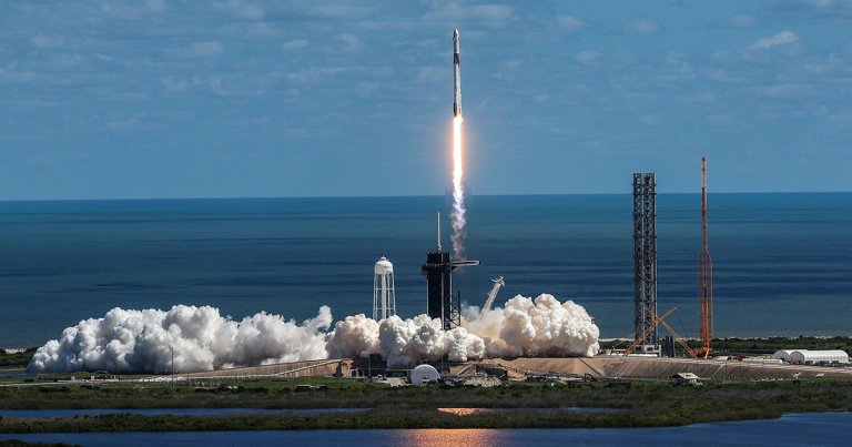 NASA and SpaceX launched Russian cosmonaut Anna Kikina to the International Space Station on board a Crew Dragon spacecraft today, despite tensions.