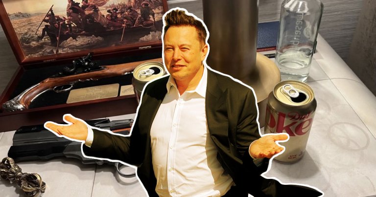 Tesla and SpaceX CEO Elon Musk has shared an image of his bedside table — and we can't make heads or tails of what we are looking at.
