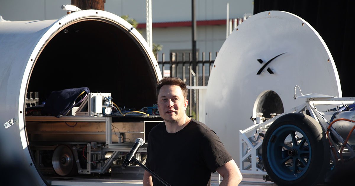 SpaceX Dismantles Hyperloop Prototype to Build a New Parking Lot