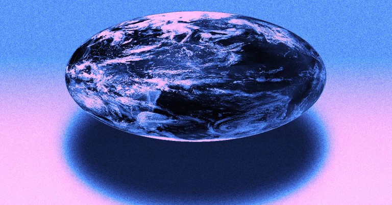 The Flat Earthers have struck again — and this time, they're pondering why cities don't plummet into space when they're on the planet's "bottom."